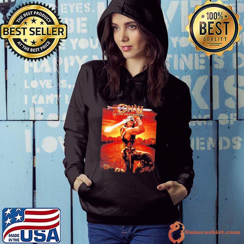 Conan The Destroyer Vintage Poster Shirt Hoodie