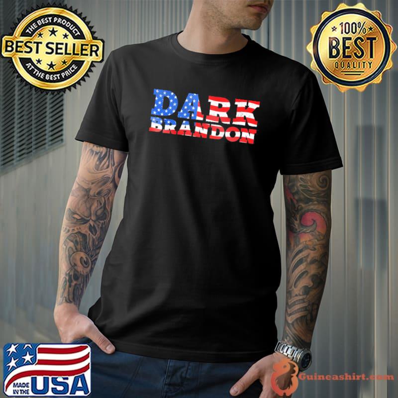 Dark brandon Biden us flag shirt