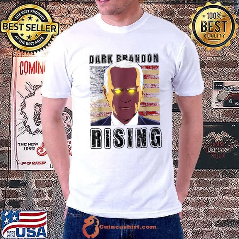 Dark Brandon Rising Political American Flag T-Shirt