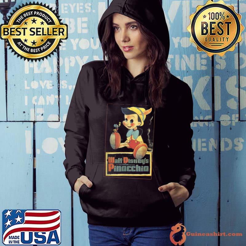 Disney Pinocchio Vintage Portrait T-Shirt Hoodie