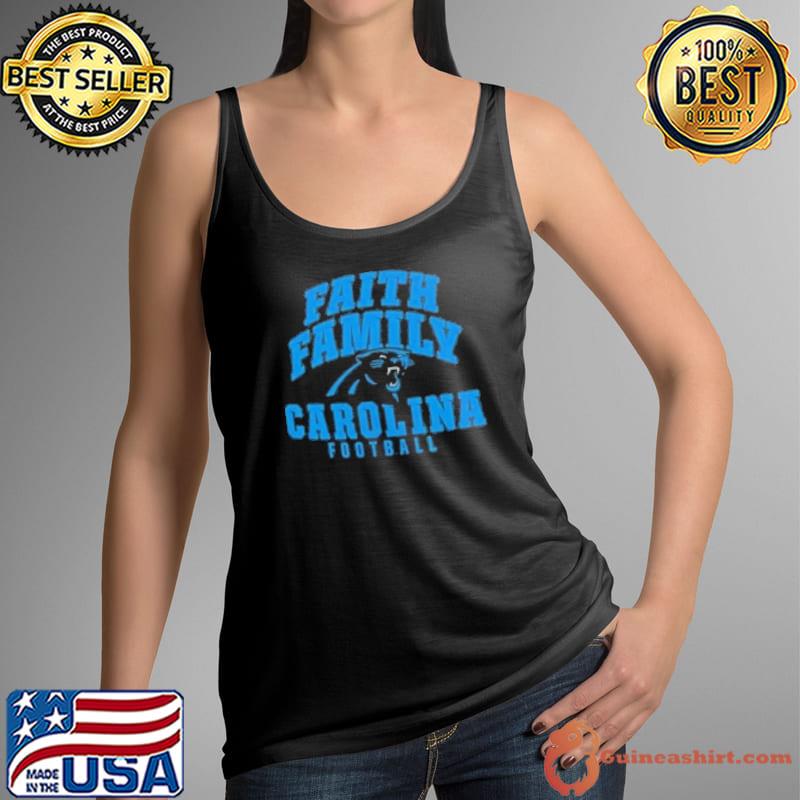 Faith Family Carolina Panthers Football Shirt Tank Top