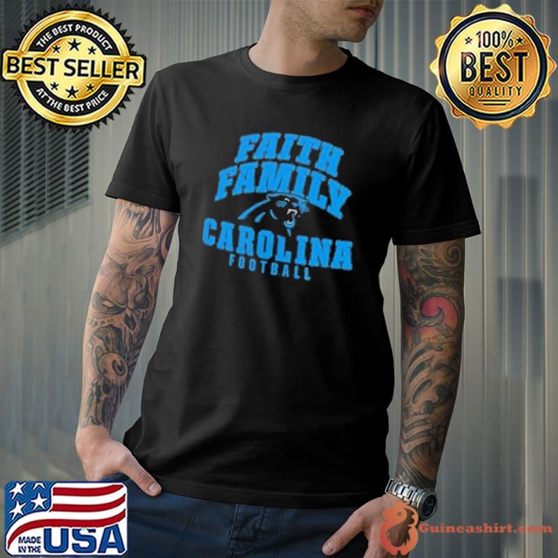 Faith Family Carolina Panthers Football Shirt
