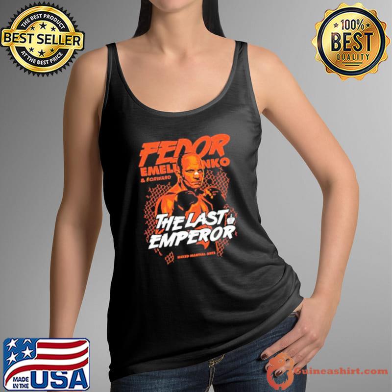 Fedor emelianenko mma fighter legend mens black classic s Tank Top