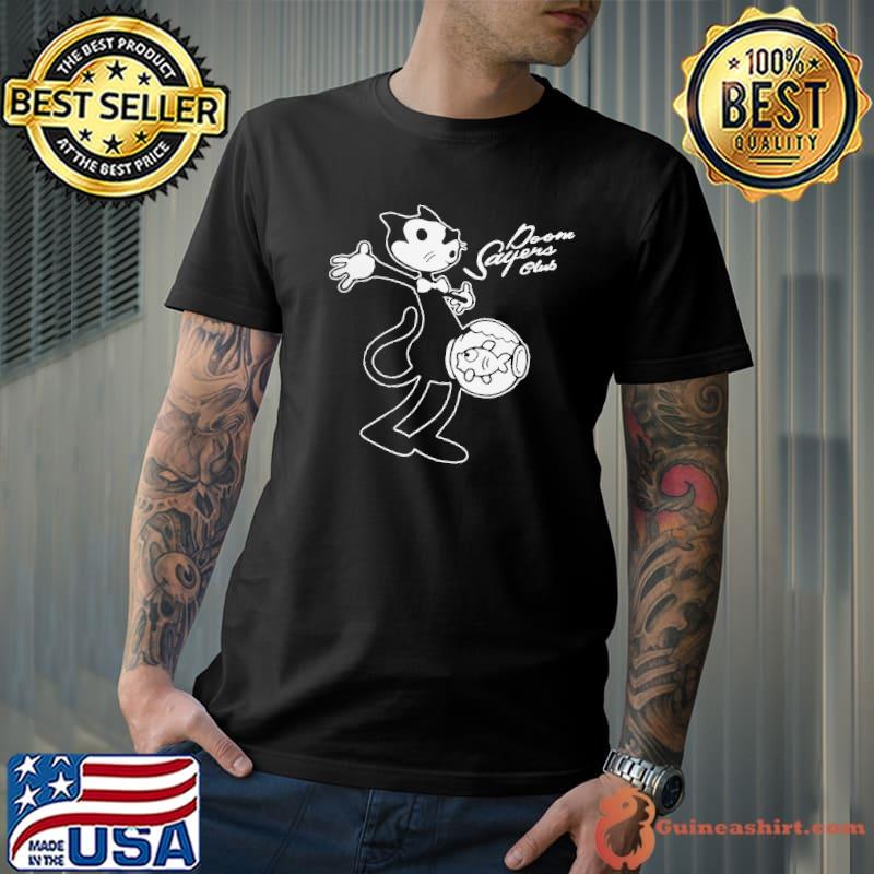 Felix the cat black classic shirt