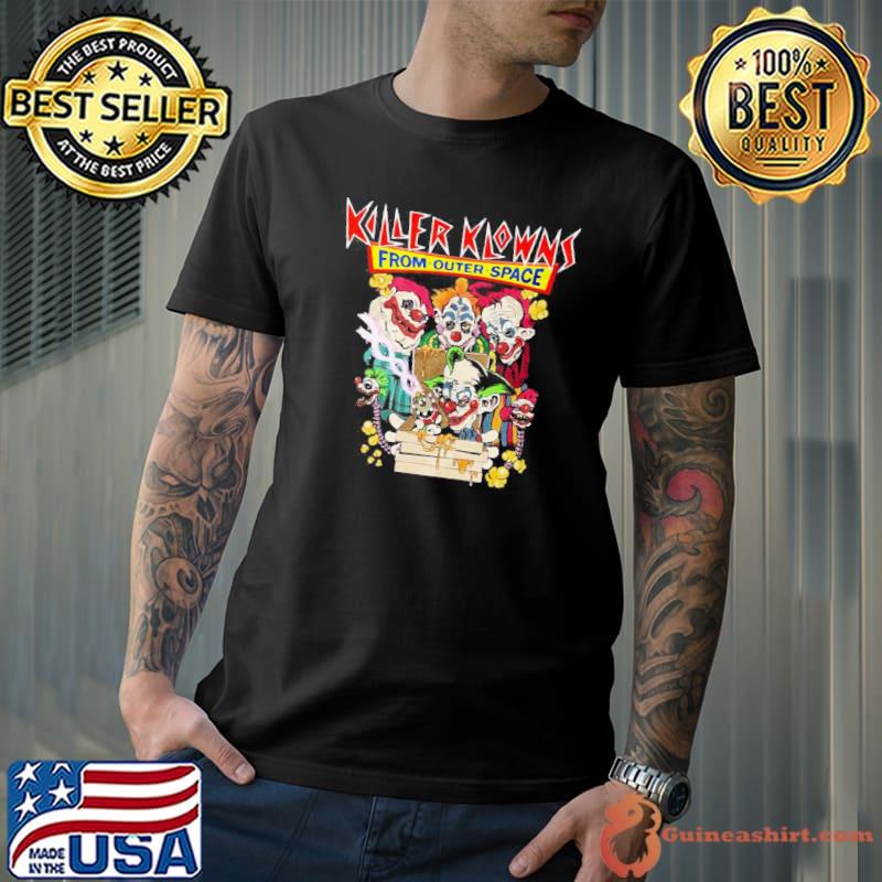 Film 1980s killer klowns horror collector halloween spooky night shirt