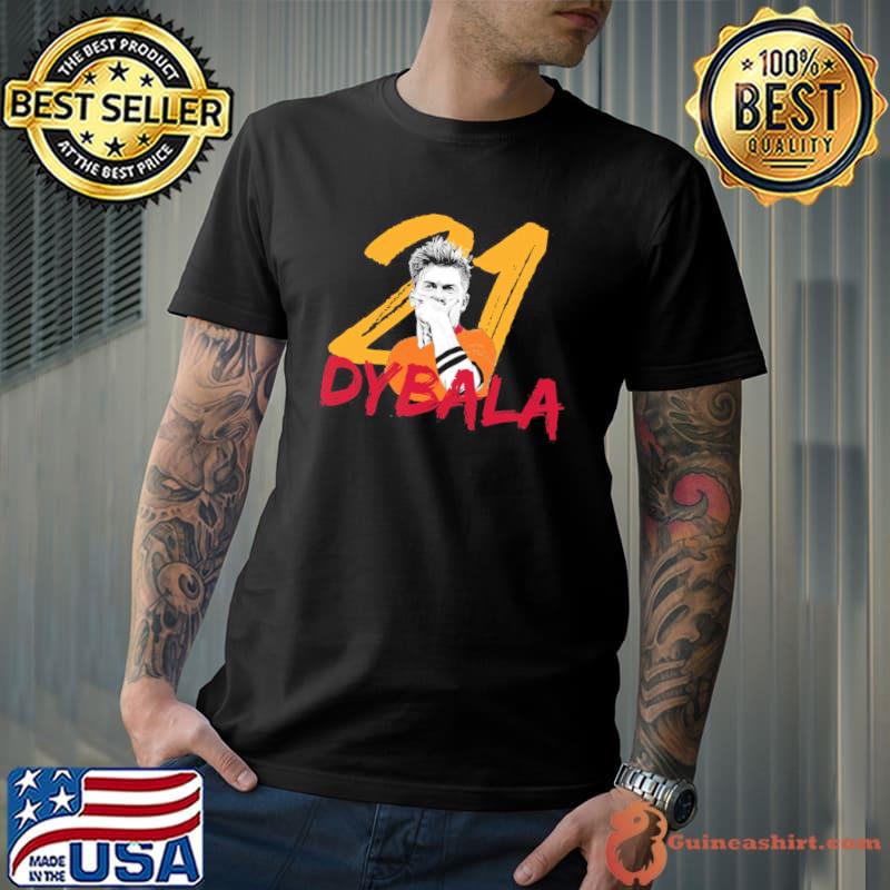 Football player dybala 21 sport shirt