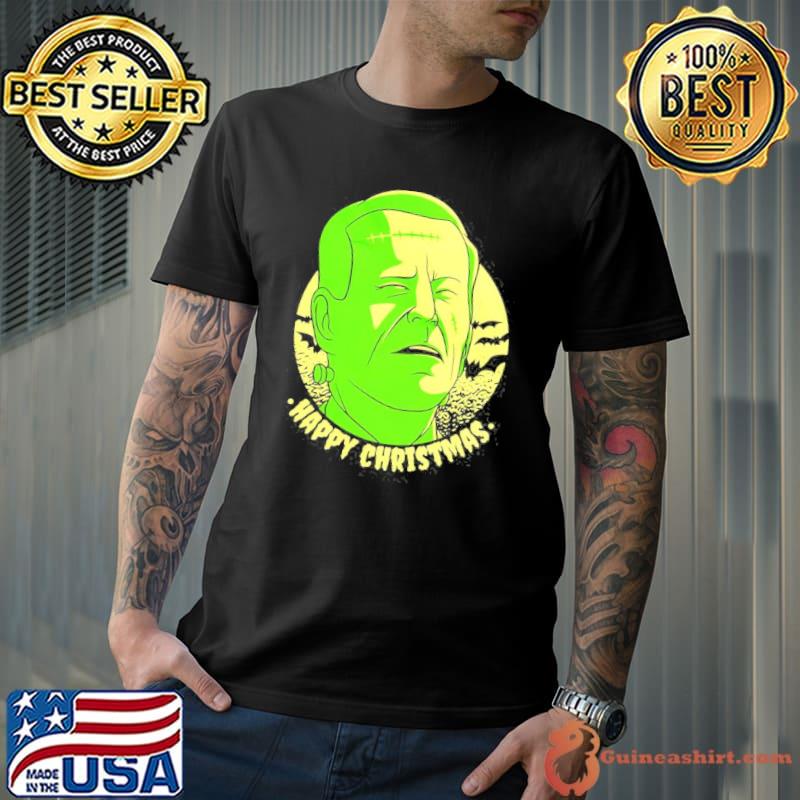 Frankenstein Biden parody happy christmas classic shirt