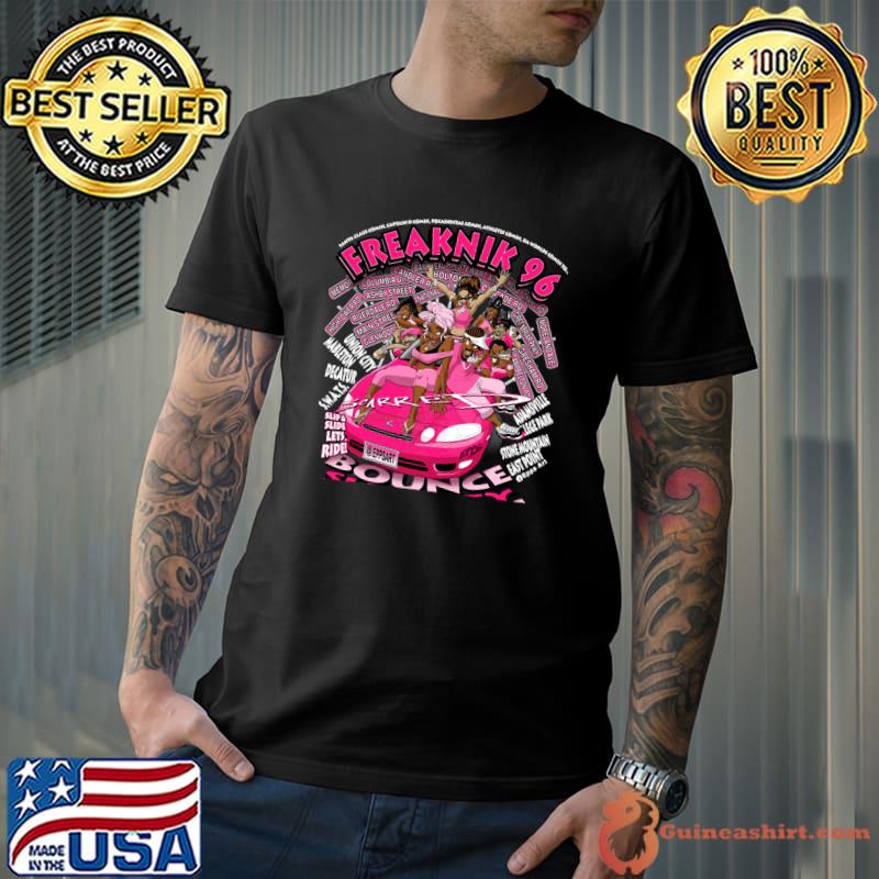 Freaknik 1996 Bounce Shawty Bounce! Pink Color Way T-Shirt Tri-blend T-Shirt