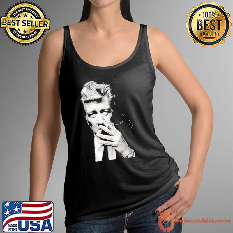Funny guy smocking david lynch classic s Tank Top
