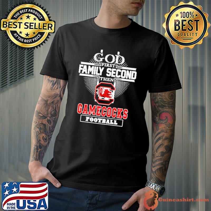 Green Bay Packers Shirt God First Family Second - High-Quality