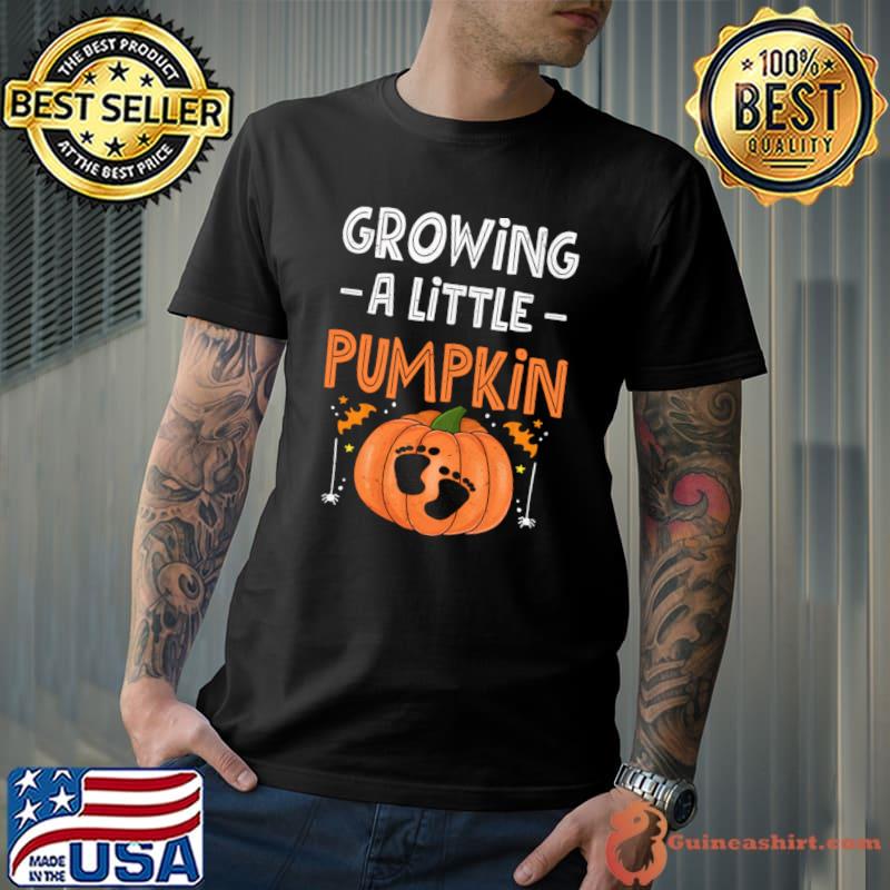 Growing a little pumpkin bats halloween T-Shirt