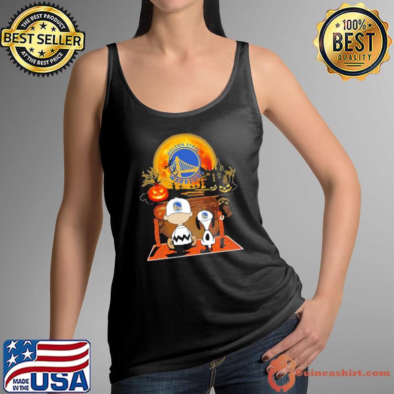 Halloween Golden State Warriors Snoopy Horror Movie Shirt Tank Top