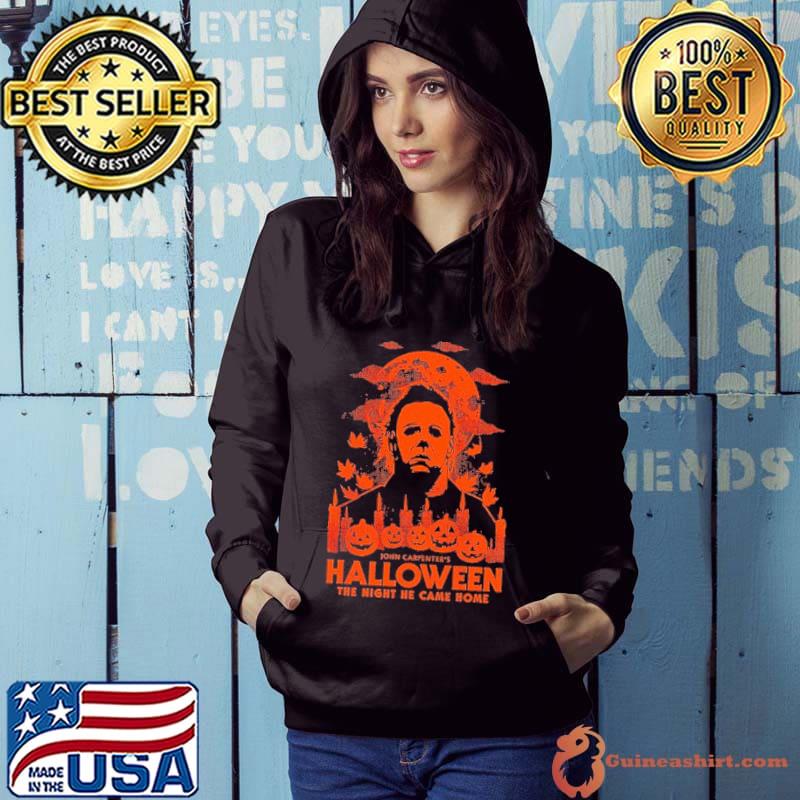 Halloween john carpenter's the night he came home Michael Myers horror movie pumpkins s Hoodie