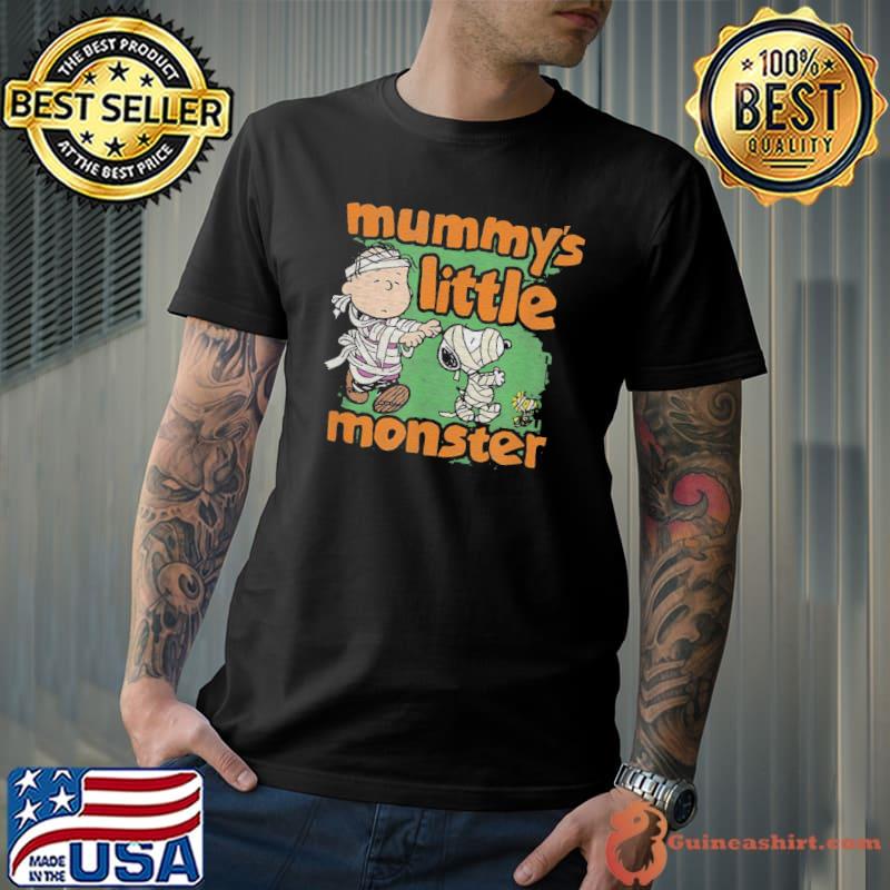 Halloween Snoopy Peanuts halloween linus Snoopy mummy's monster classic shirt