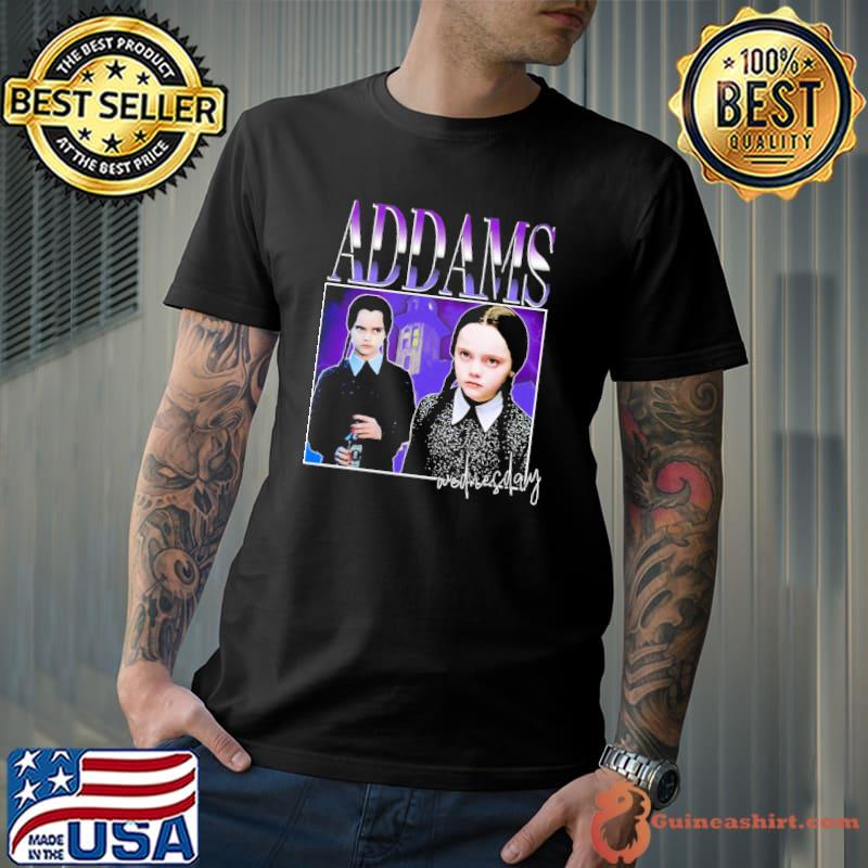 Halloween wednesday addams rereo vintage design classic shirt