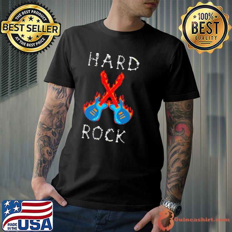 Hard Rock Guitar Fire Shirt