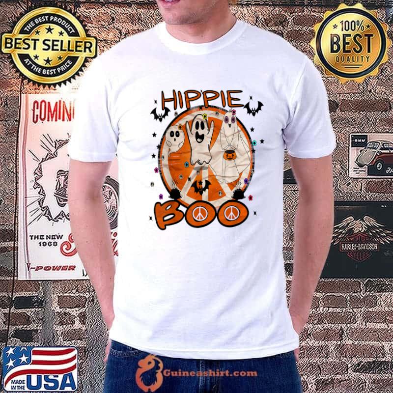 Hippie spooky ghost boobook 2022 halloween T-Shirt Unisex