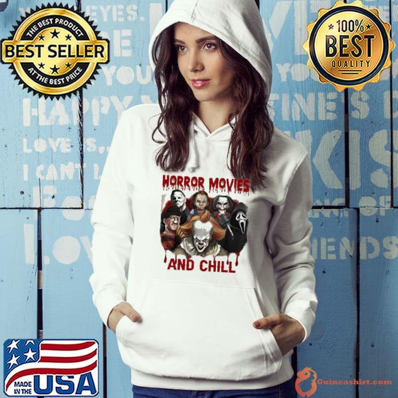 Horror movies and chill pennywise ghostface chucky s Hoodie