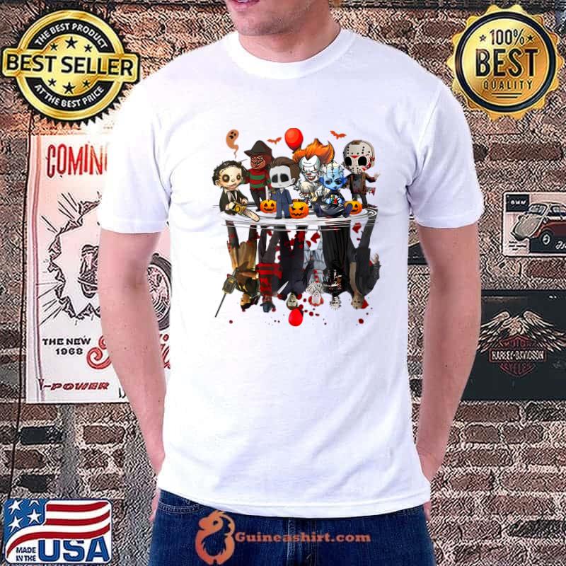 Horror Movies Character Pumpkin Halloween Clothes Costume T-Shirt