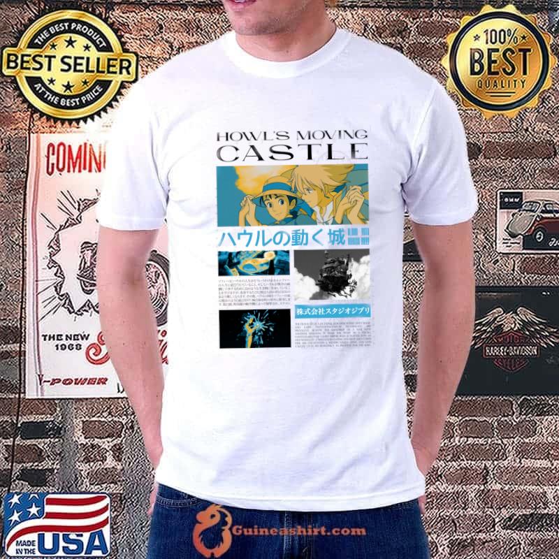 Howl's Moving Castle Poster Cartoon T-Shirt