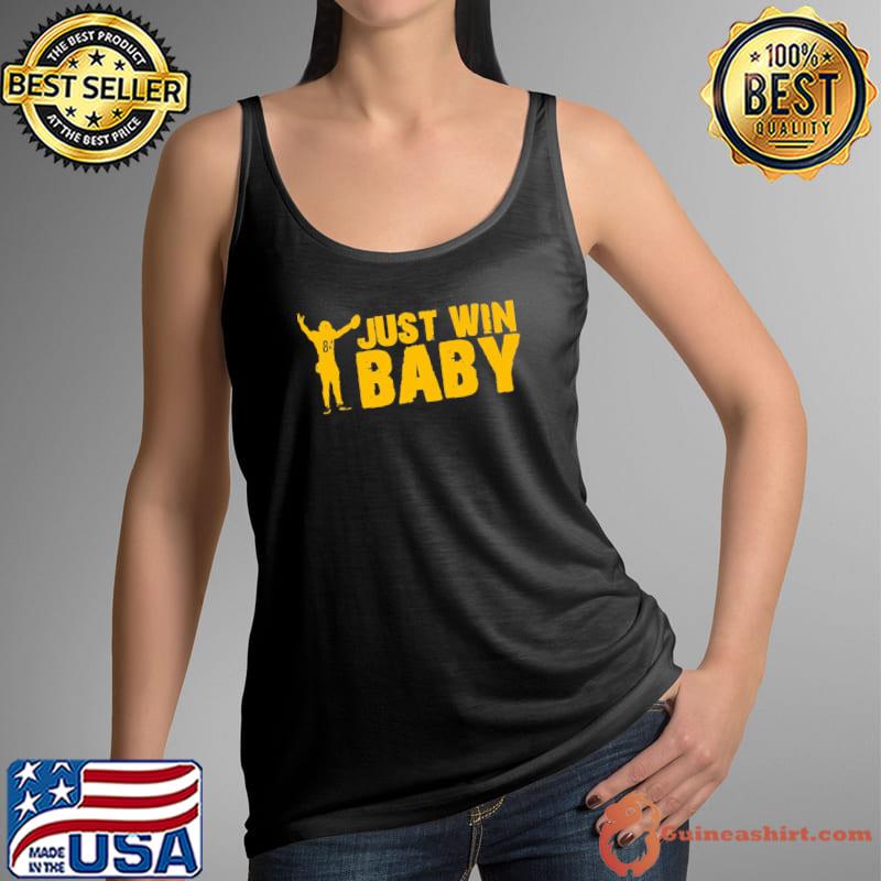Just win baby Football NFL antonio brown yellow design classic s Tank Top