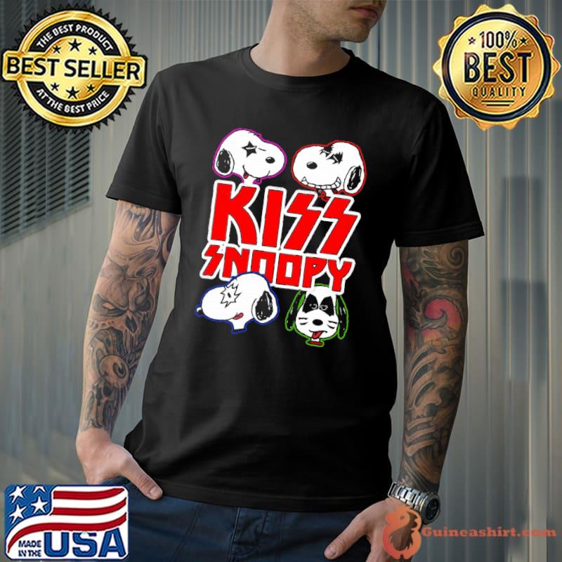 Kiss band Snoopy shirt
