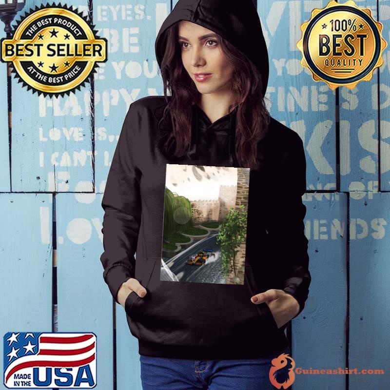 Lando Norris Baku illustration Classic T-Shirt Hoodie