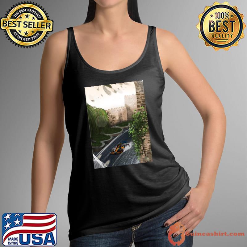 Lando Norris Baku illustration Classic T-Shirt Tank Top