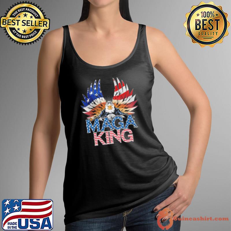 Maga King Eagle American Shirt Tank Top
