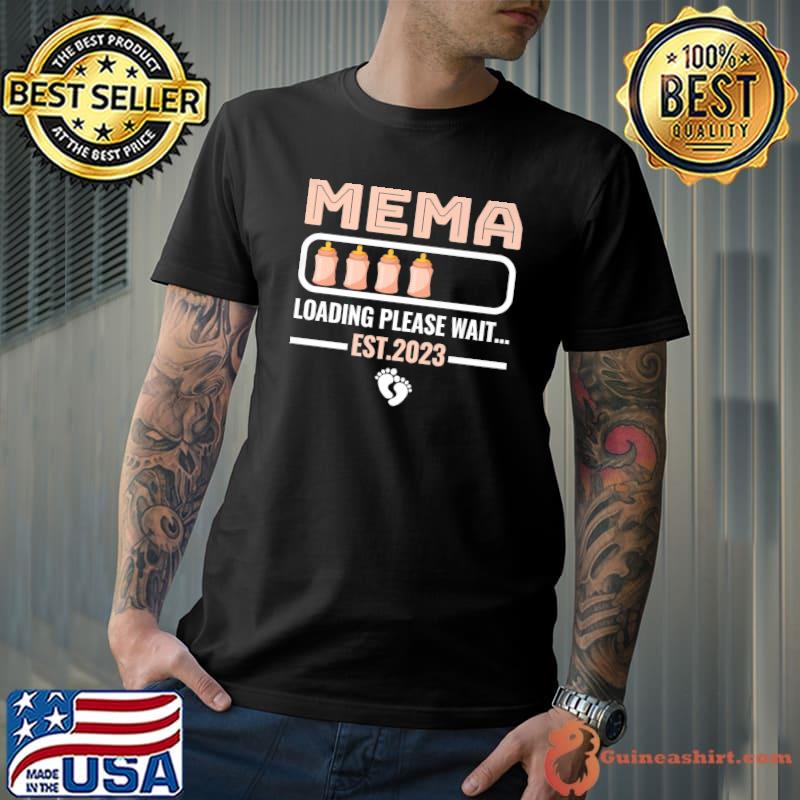 Mema Loading New Grandma 2023 Four Milkbox T-Shirt