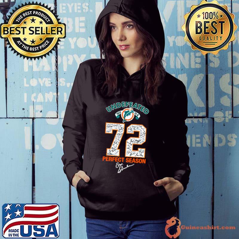 Miami dolphins undefeated 72 perfect season shirt - Guineashirt