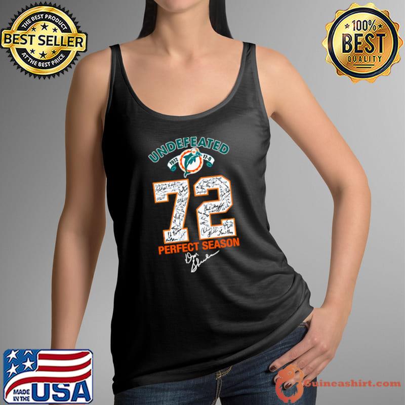 Miami dolphins undefeated 72 perfect season shirt - Guineashirt Premium ™  LLC