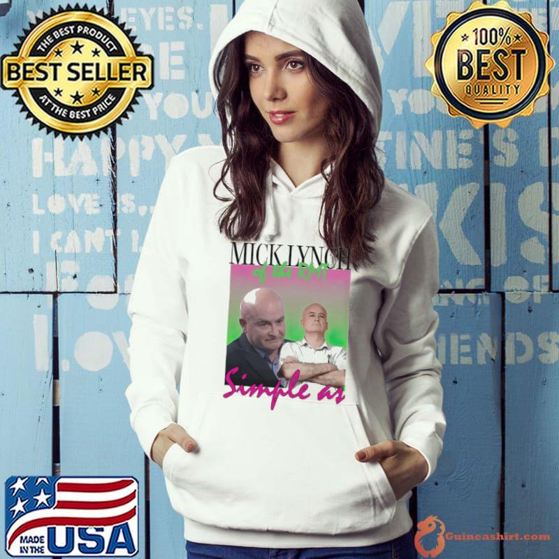 Mick lynch of the rmt simple as classic s Hoodie