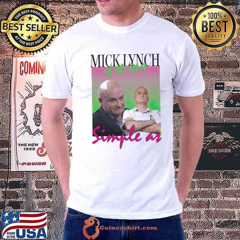 Mick lynch of the rmt simple as classic shirt
