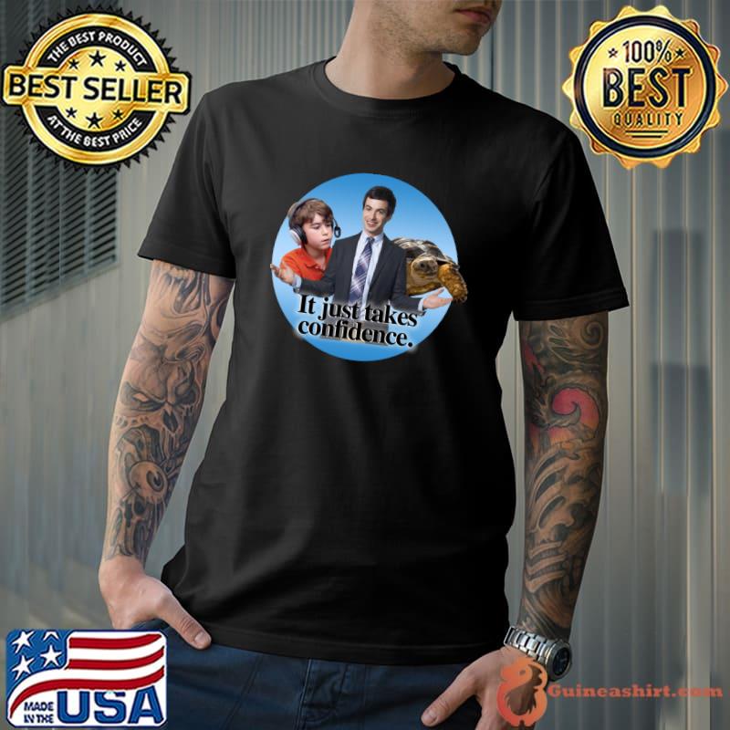 Nathan For You Confidence Kid Turtle it just takes confidence Classic T-Shirt