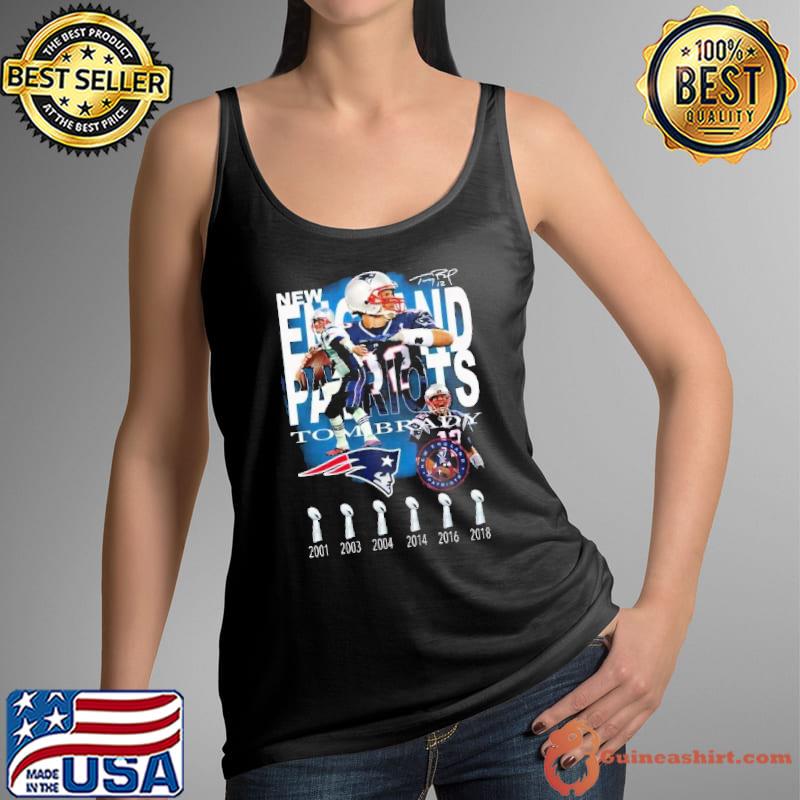 New England Patriots Tom Brady Signature Shirt Tank Top