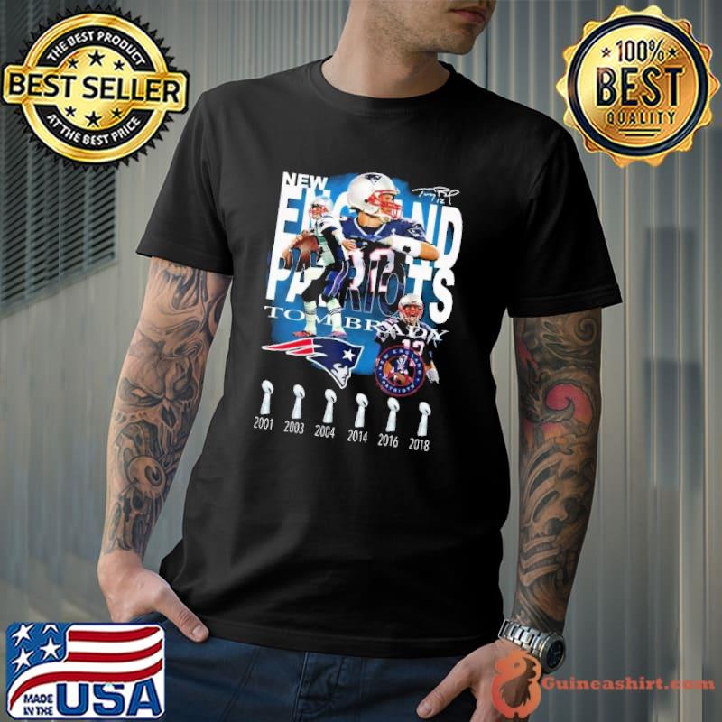 New England Patriots Tom Brady Signature Shirt