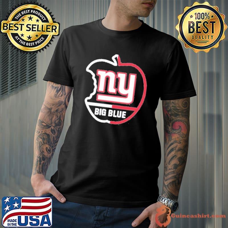 New York NY giants big blue apple shirt