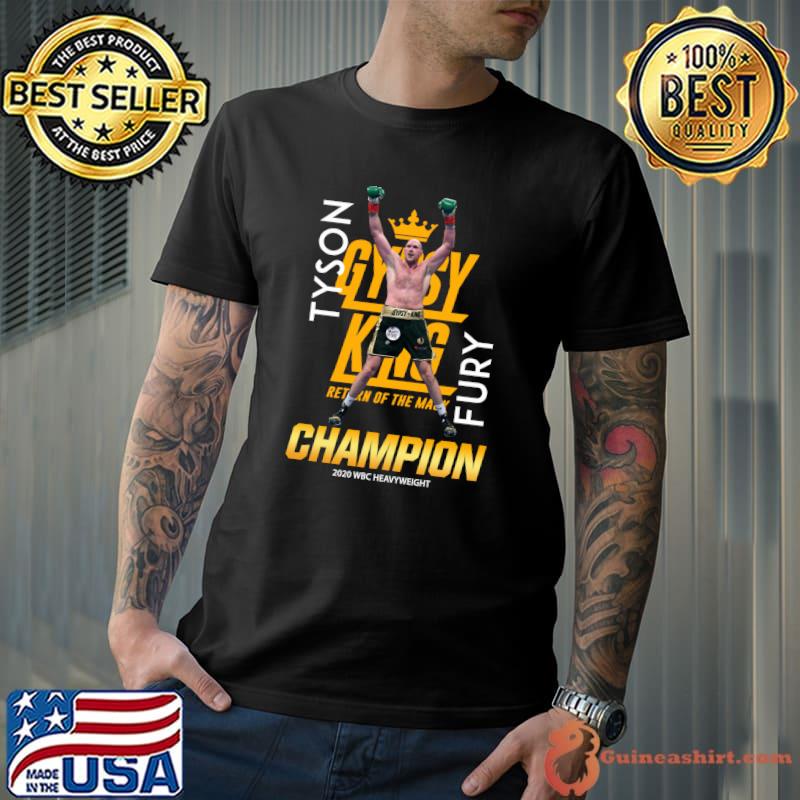 Official Tyson Fury Gypsy King Return of The Mack Champion T-shirt
