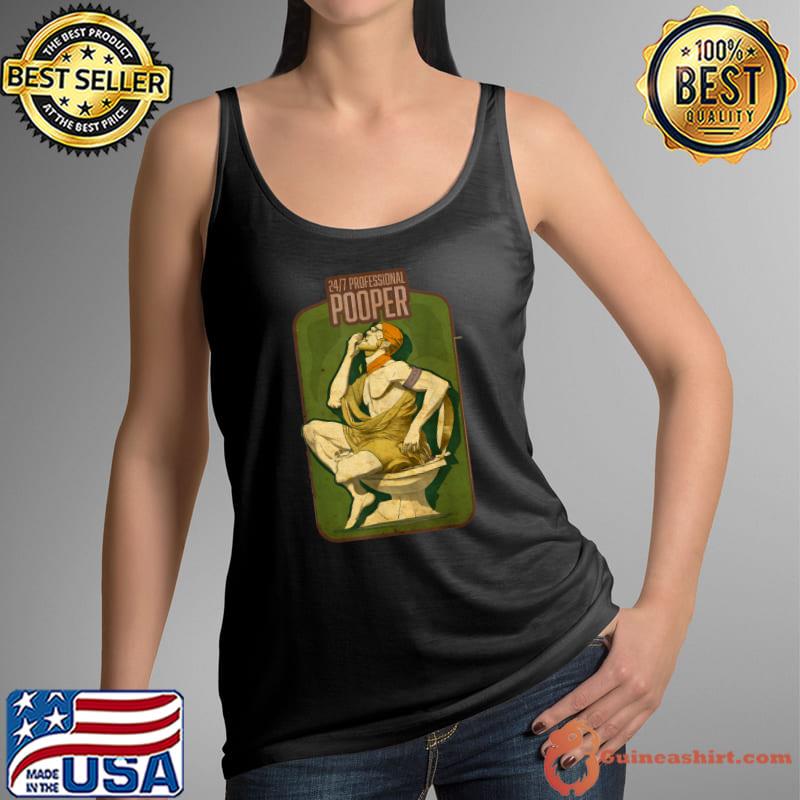 Professional Pooper Job Graphic Poop T-Shirt Tank Top