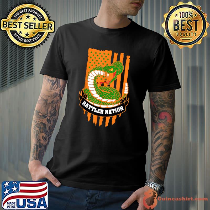 Rattler Nation Usa Flag T-Shirt