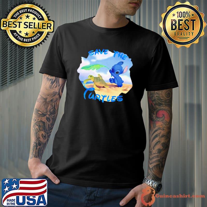 Save The Turtles Stitch Shirt