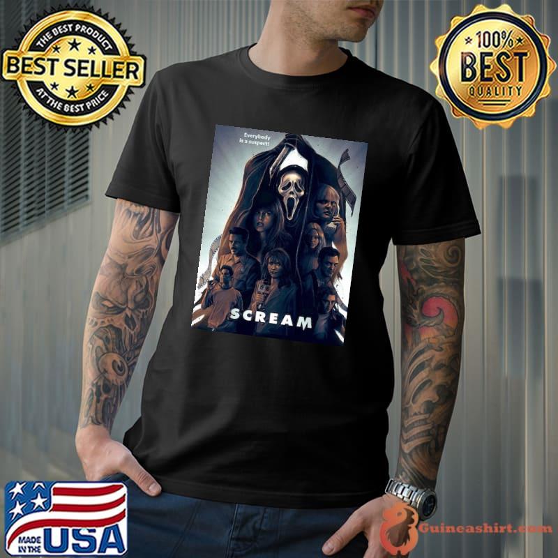 Scream Horror Everybody Is A Suspect Shirt