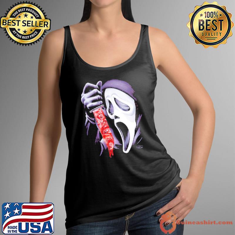 Scream Horror Knife Shirt Tank Top