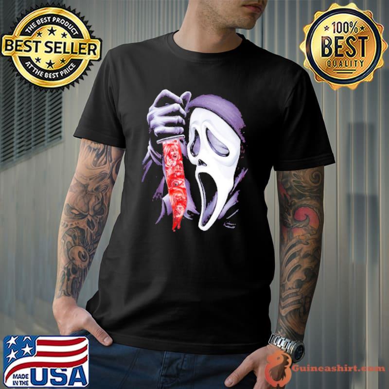 Scream Horror Knife Shirt