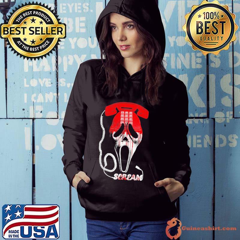 Scream Horror Telephone Shirt Hoodie