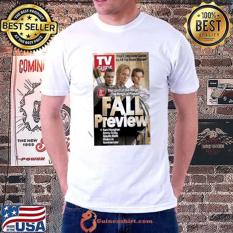 The Lord Of The Rings The Rings Of Power In TV Guide Magazine Shirt