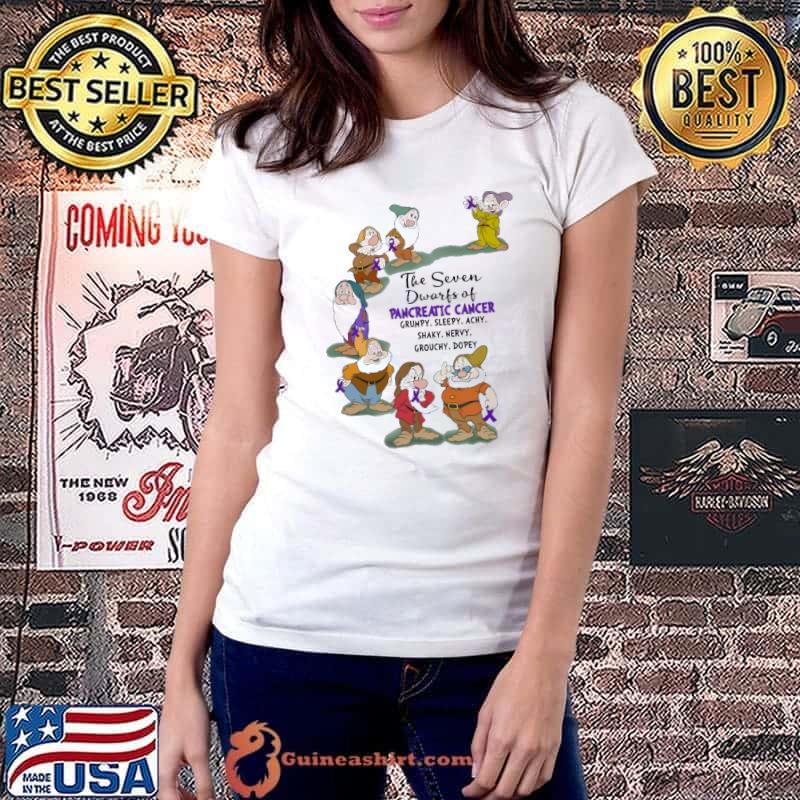 The Seven Dwarfs Of Pancreatic Cancer Shirt Ladiestee