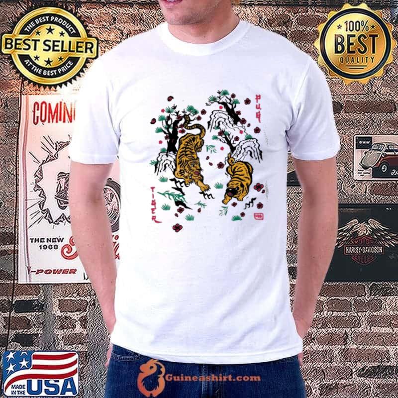 Tiger and Pug Japanese Vintage Shirt
