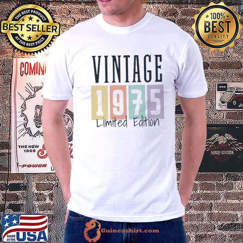 Vintage 1975 limited edition vintage style shirt